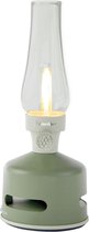 MoriMori - LED Buitenlamp/Lantaarn met Bluetooth Speaker - House Garden - Groen