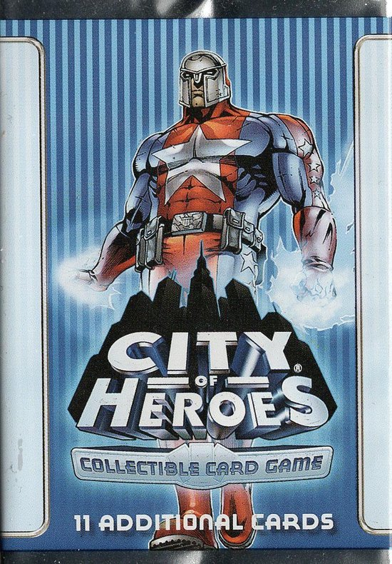Afbeelding van het spel City of Heroes CCG booster