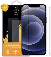 2-Pack iPhone 12 Mini Screenprotectors - MobyDefend Case-Friendly Gehard Glas Screensavers - Glasplaatjes Geschikt Voor Apple iPhone 12 Mini