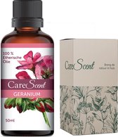 CareScent Geranium Olie 50 ml | Etherische Olie | Essentiële Olie voor Aromatherapie | Aroma Diffuser Olie - Geranium (Egyptisch)
