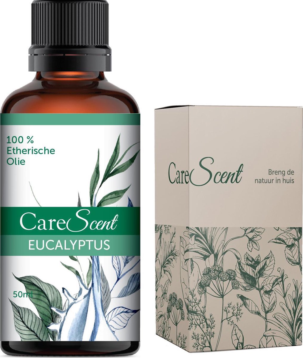 Goedkoopste CareScent Eucalyptus Olie - Aromatherapie - Essentiële Olie - Etherische Olie voor Diffusers - 50 ml