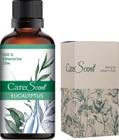 CareScent Eucalyptus Olie 50ml | Etherische Olie | Essentiële Olie | Geur Olie | Aroma Olie | Aroma Diffuser Olie | Essential Oil | Eucalyptusolie