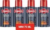 Alpecin Mini Cafeïne Shampoo C1 Multi Pack - 4 x 75 ml
