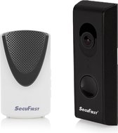 SecuFirst DID701BB - Sonnette filaire avec Wi-Fi et caméra avec carillon sans fil - 1080P