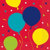 Balloon Birthday Party Servetten 16st