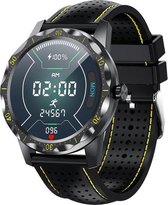 MT SKY1 Plus 2021 - Smartwatch - Stappenteller - Sporthorloge - zwart en geel