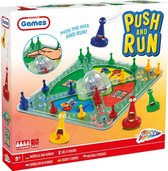 Grafix | Push and Run gezelschapsspel - Ludo variant | bordspel voor kinderen en volwassenen