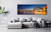 KEK Original - Special - Sydney Panorama - wanddecoratie - 300 x 100 cm - muurdecoratie - Dibond 3mm -  schilderij