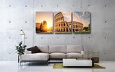 KEK Original - Special - Rome 3 Luik - wanddecoratie - 3x 80 x 100 cm - muurdecoratie - Dibond 3mm -  schilderij