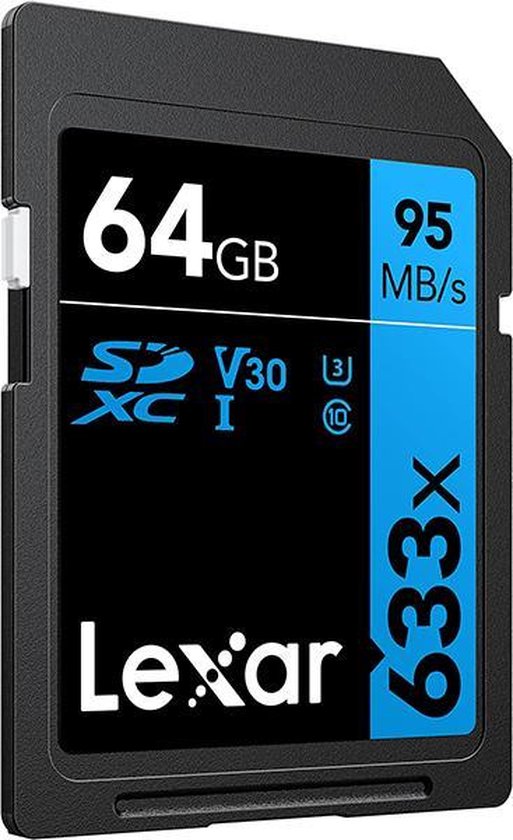Opwekking optillen Interactie Lexar Professional SD kaart 64GB | bol.com