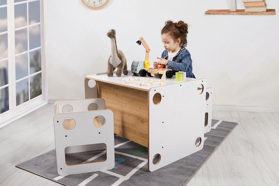 Minera® Montessori Kindertafel & Activiteiten Tafel - Speeltafel voor  Kinderen ,... | bol.com