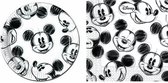 25 stuks kartonnen borden + 25 servetten Mickey Mouse