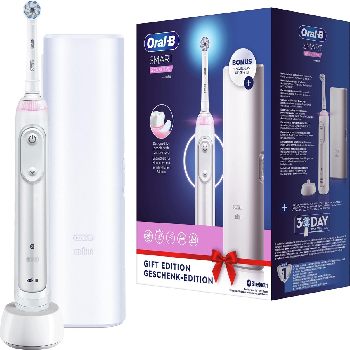 Oral-B Smart Sensitive - Elektrische Tandenborstel - Ontworpen Door Braun -  1 Handvat... | bol