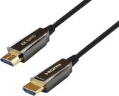 Qnected® Actieve Optische High Speed HDMI 2.0b kabel - 10 meter - 4K@60Hz HDR - Gecertificeerd - High Speed with Ethernet - 18 Gbps | PS4 - Xbox One X & S - PC - Laptop - Beamer -