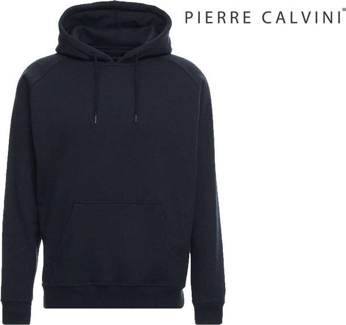 Pierre Calvini - Hoodie Heren Trui - Sweater Heren Met Capuchon - Navy - XL