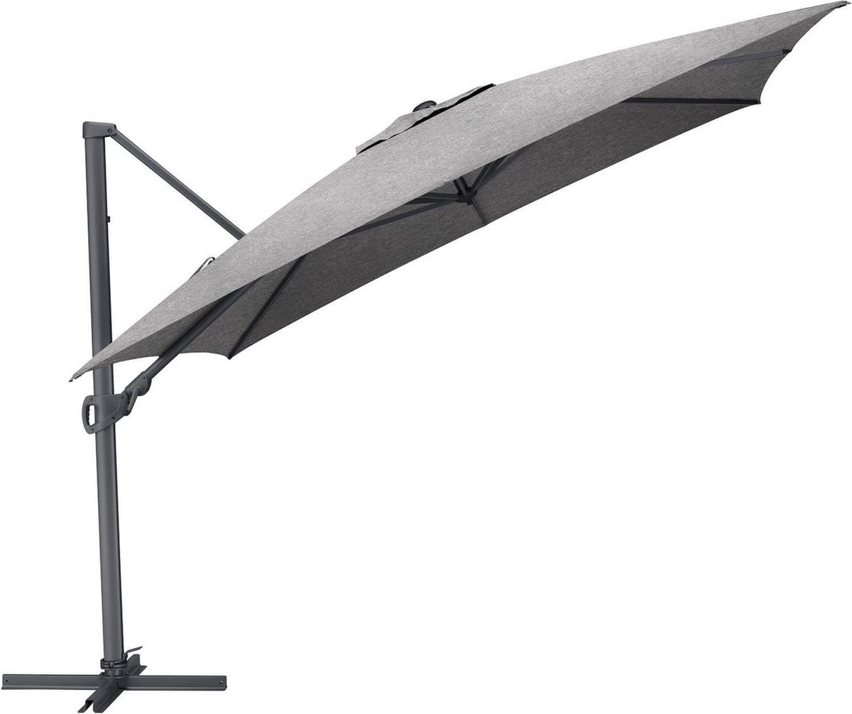 Kettler Easy Turn Zweef parasol 300x300cm incl. kruisvoet incl. hoes