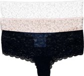 Viuma Slip - Braziliaans Kanten Slip – Bloemen Design – Sexy Brief Ondergoed – Comfortabel V262223