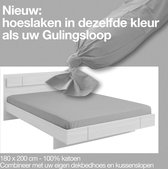 Gulings  - 2 Gulingslopen +1 hoeslaken 180x200 - lichtgrijs