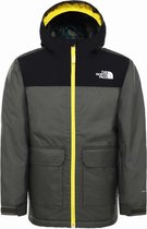 The North Face Freedom Insulated Jacket jongens ski/snowboard jas donkergroen