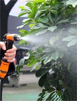 Waterpistool voor tuinslang zwart - oranje