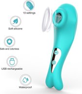 Stimulator - Luchtdruk Vibrator - Seks Toys - Clitoris stimulator met zuigkracht en vibratie  - Seksspeeltjes