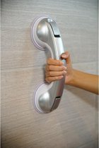 Kunststof Handgreep voor badkamer - 30.5cm - Douche Wandbeugel | Geen boorgaten