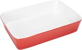 Blokker Rhodos ovenschaal - rood - 33,8x23x6,5 cm