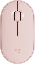 Bol.com Logitech Pebble M350 - Draadloze Bluetooth Muis - Roze aanbieding