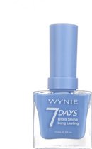 Wynie - Nagellak 7 Days Ultra Shine Long Lasting - Baby Blauw - 1 flesje met 15 ml inhoud - Nummer 807