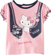 Hello Kitty | T-shirt | Baby | Roze | 6 maanden | 100 % Katoen