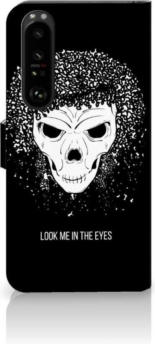 Telefoonhoesje met Naam Sony Xperia 1 III Skull Hair