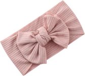 Kinder Haarband Lichtroze Strik / Bow | Microfiber | 0-6 jaar | Fashion Favorite