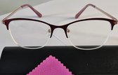 Afstand halfbril -1.0 met meekleurende glazen (Transition!) met antireflecterende werking, GEEN LEESBRIL, bril voor veraf op sterkte -1,0 mat zwart Lichtgewicht Comfortabele Zonnel
