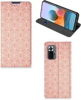 Smartphone Hoesje Xiaomi Redmi Note 10 Pro Mobiel Hoesje Pattern Orange