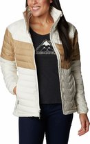 Columbia Powder Lite Blocked Jacket Dames Outdoorjas - Chalk, Beach, C - Maat L