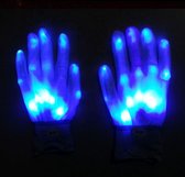 LED Handschoenen · Lichtgevende Handschoenen · LED Gloves · Mix · Geel · Blauw · Rood · Wit · Groen · Verschillende Standen