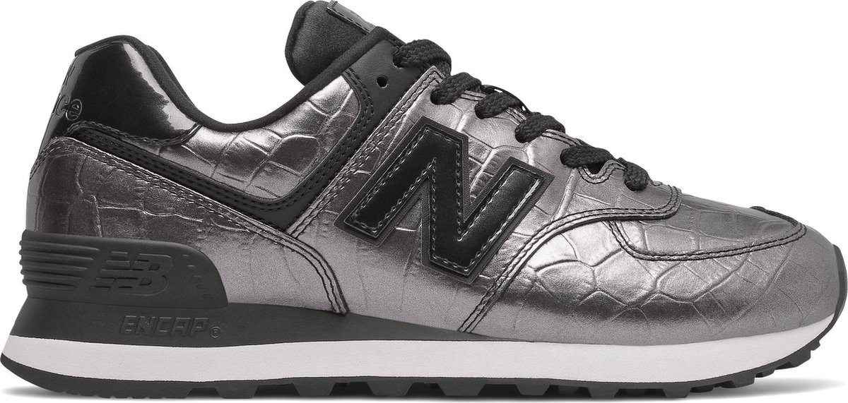 New Balance WL574PW2 Dames Sneakers - Zwart - Maat 40.5 | bol.com