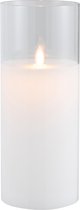 J-Line Ledlamp Blinkend Glas Transparant Large Set van 2 stuks