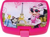 Disney Minnie Mouse Lunchbox - 17 x 13,5 x 6,5 cm - Roze