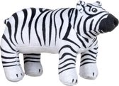 Animal Planet Knuffel James the Zebra Polar Bear Pluche - 32 cm - Recycled Polyester