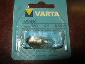 Varta Halogeen Zaklamp Vervangingslampje 4V 0.85A