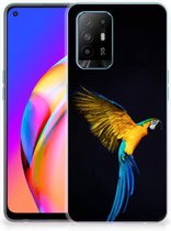 GSM Hoesje OPPO A94 5G | Reno5 Z Bumper Hoesje Papegaai