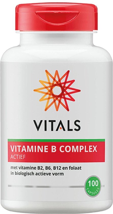 Achternaam Betrokken natuurpark Vitals Vitamine B complex Actief 100 vegicaps | bol.com