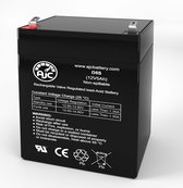 Batterymart SLA-12V5-F1 12V 5Ah Lood zuur Accu - Dit is een AJC® Vervangings Accu