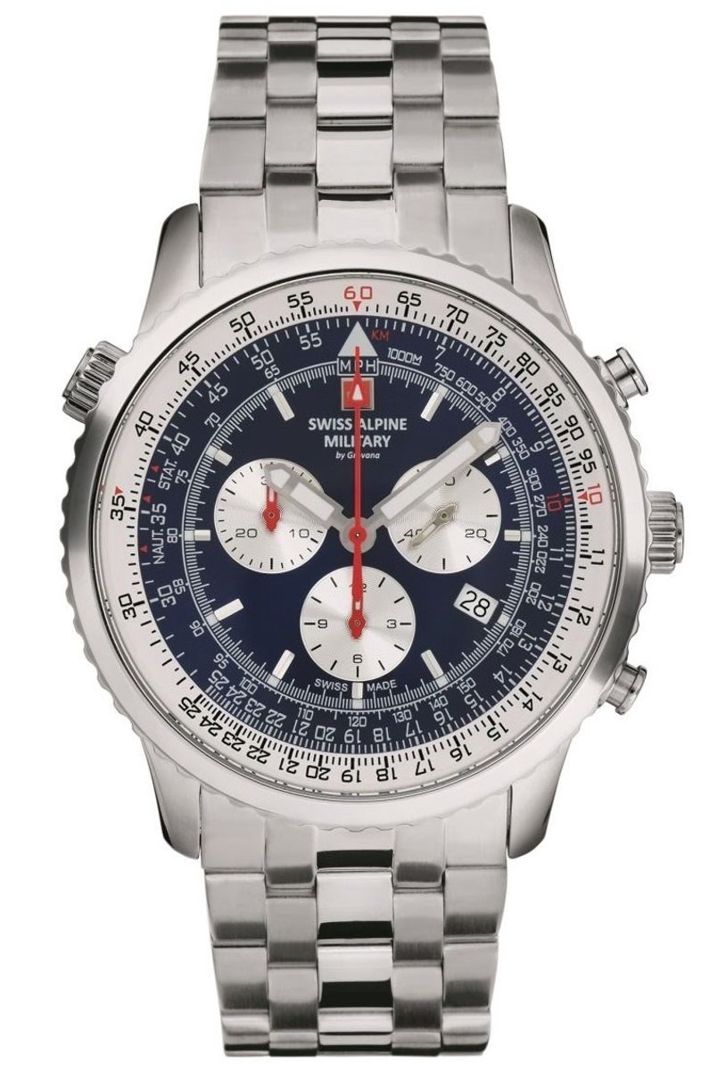 Swiss Alpine Military Spirit Chrono SAM7078.9135 mannen horloge