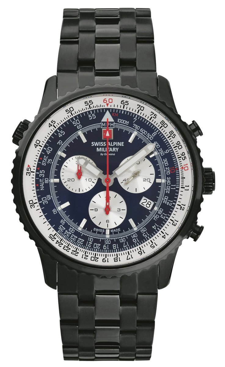 Swiss Alpine Military Spirit Chrono SAM7078.9175 mannen horloge