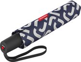Reisenthel Umbrella Pocket Duomatic Opvouwbare Paraplu - ø 97 cm - Signature Navy Blauw