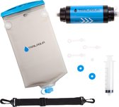 TrailAqua - Waterfilter Survival - 0.1Micron - Filtert Bacteriën - Snelle Drinkwaterfilter en Waterzuivering met Waterzak voor Outdoor,  Hiking, Preppen en Wandelen
