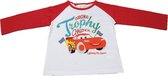 Disney Cars | T-shirts | Baby | Rood / Wit | 23 maanden | 86 cm | 100% Katoen