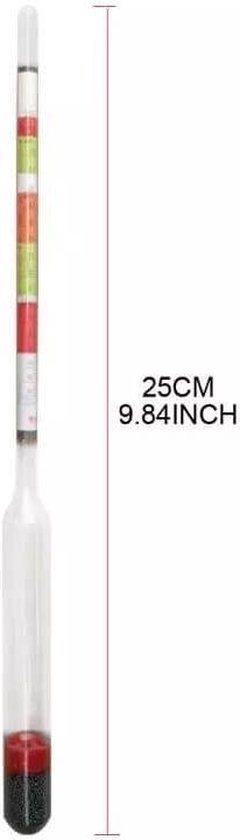 Kit Homebrew SIMPELBROUWEN® - Densimètre - mesurer la teneur en alcool - SG